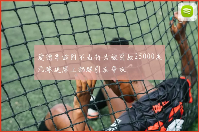 爱德华兹因不当行为被罚款25000美元球迷席上扔球引发争议
